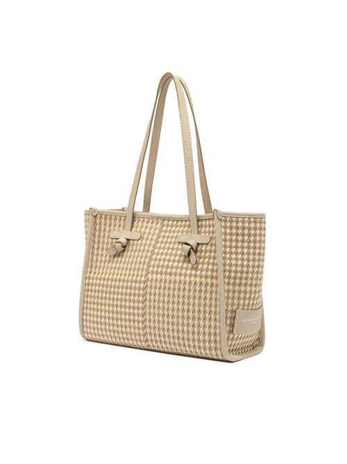 Shopping bag in pied de poule di misto cotone Nocetta GIANNI CHIARINI | BS 6849/COMM MSQNOCETTA